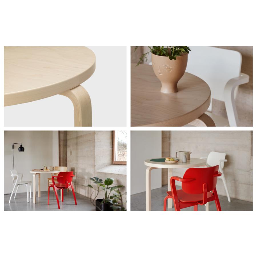 artek アルテック テーブル 90B 黒 ブラック 3本脚 Φ75cm artek アルテック テーブル 90B 黒 ブラック 3本脚 Φ75cm