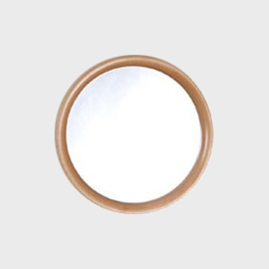 柳宗理　秋田木工　木製　壁掛けミラー　壁掛け鏡 円形　直径約40cm 柳宗理秋田木工木製壁掛けミラー壁掛け鏡 円形直径約40cm