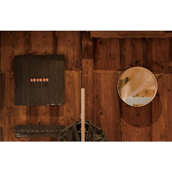 TEORI（テオリ） 正規取扱店 ミラー 鏡 壁掛け ZERO S 260×D60mm 墨