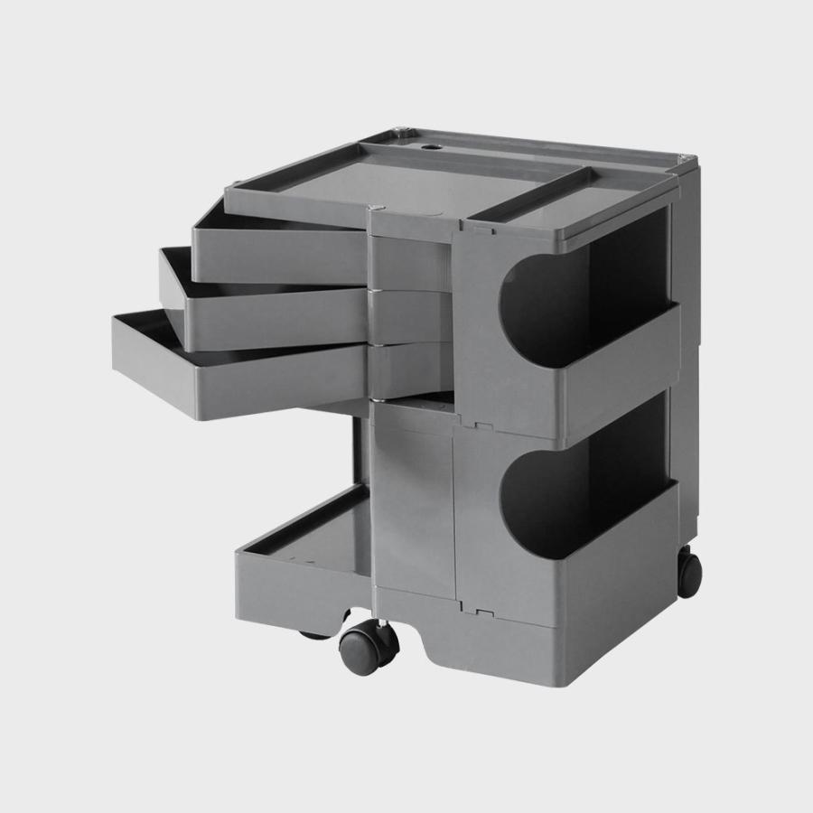 ボビーワゴン　グレー　正規品 正規品 保証2年】ボビーワゴン 4段 4トレイ トルネードグレー