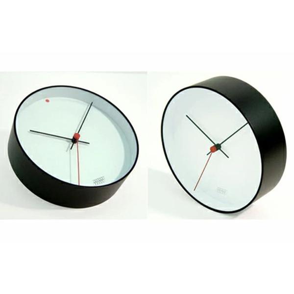 箱付き美品！ポストモダン置き時計 メンフィスデザイン 倉俣士郎掛け時計インテリア 倉俣史朗 掛け時計 2082 アルミ クロック デザイン時計 ポストモダン