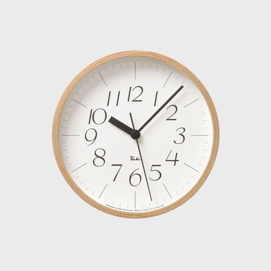 保存版 掛時計 壁掛け時計 Lemnos レムノス Riki Clock リキクロック Wr 0312s 細字 S 渡辺力 リキワタナベ シンプル デザイン おしゃれ Cisama Sc Gov Br