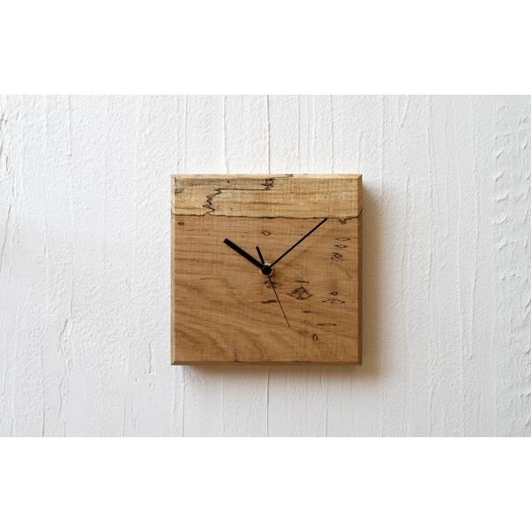 掛け時計 壁掛け時計 RetRe リツリ 虫喰い木材 時計 クロック 四角 四角形 おしゃれ 壁掛け 掛時計 ウォールクロック 北欧 オシャレ