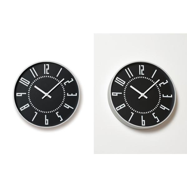 Lemnos（レムノス） 掛け時計 エキクロック eki clock TIL16-01 BK 黒