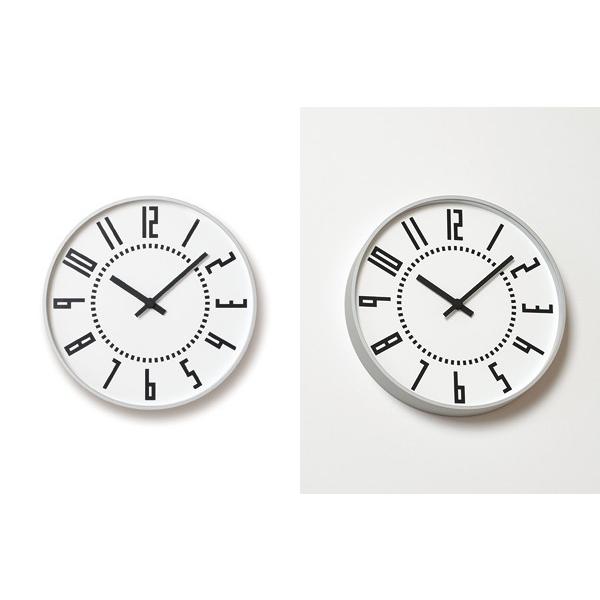 Lemnos（レムノス） 掛け時計 エキクロック eki clock TIL16-01 BK 黒