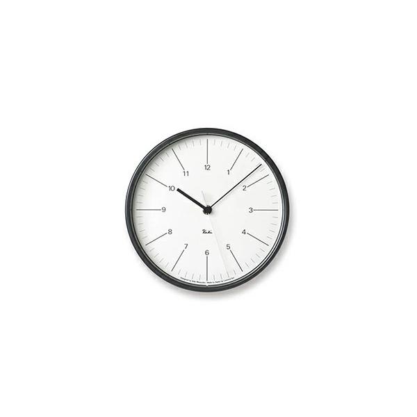 Lemnos（レムノス） 掛け時計 リキスチールクロック WR24-10 黒 電波