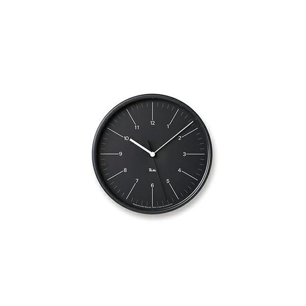 Lemnos（レムノス） 掛け時計 リキスチールクロック WR24-10 黒 電波