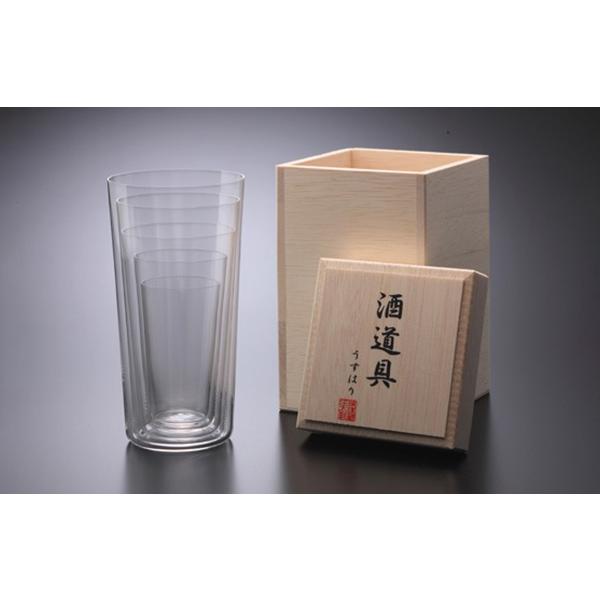松徳硝子 うすはり ガラス グラス セット 5種 木箱入り ギフト ハイ