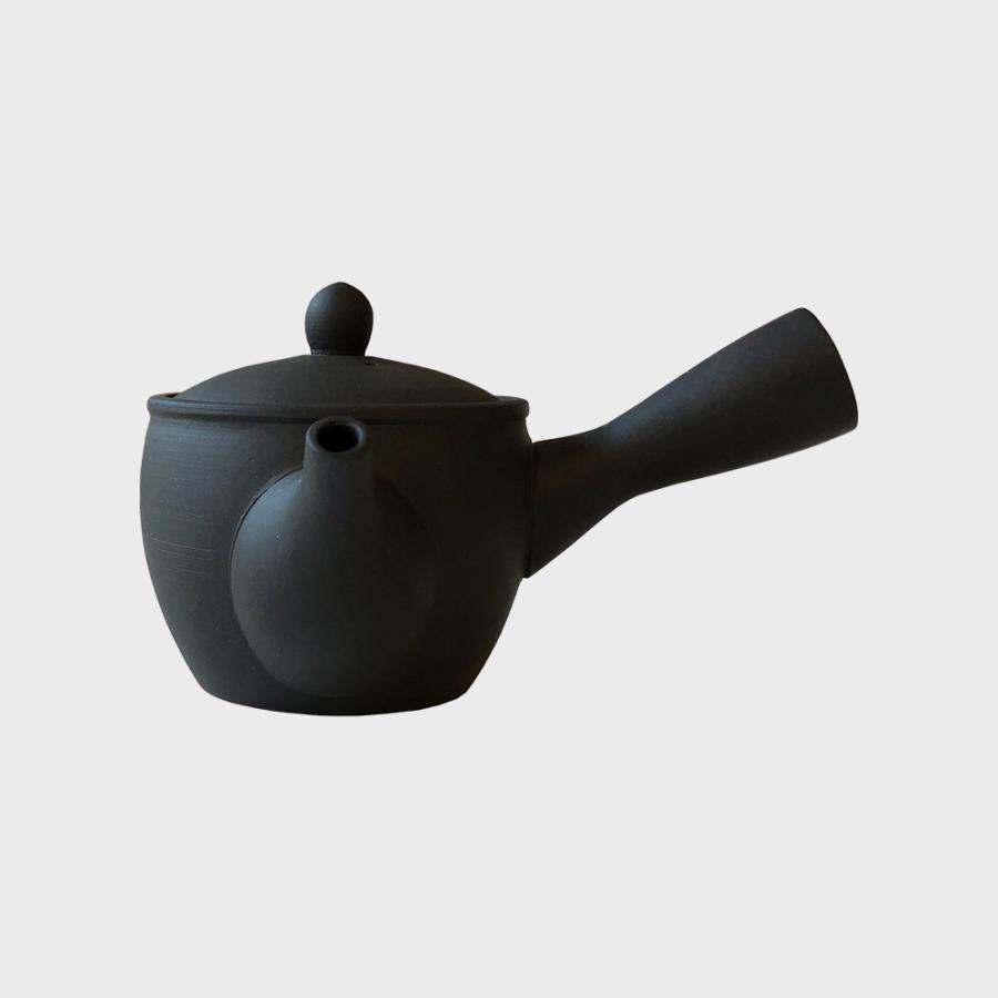 【唯一無二】墨釉 × 経文彫刻｜作家物 茶壺／急須【高値即売】備前焼き 唯一無二】墨釉 × 経文彫刻｜作家物 茶壺／急須【高値即売】備前焼き