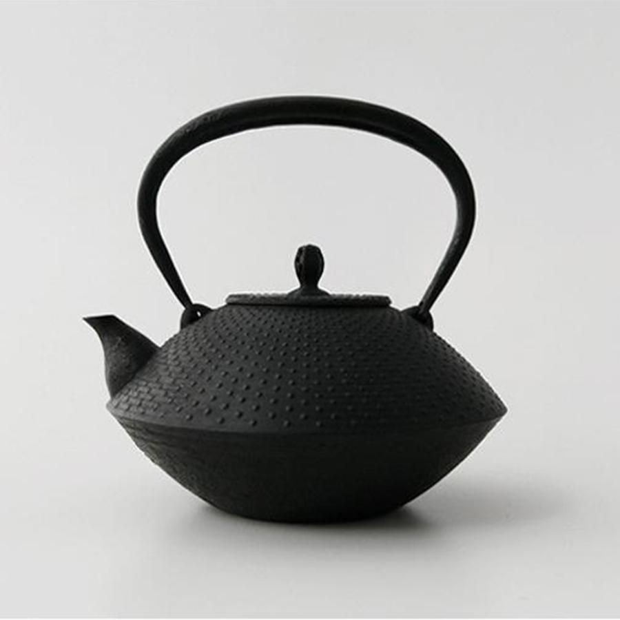 鉄瓶 南部鉄器 やかん 釜定 算玉 あられ 1L 白湯 直火 IH対応 ケトル