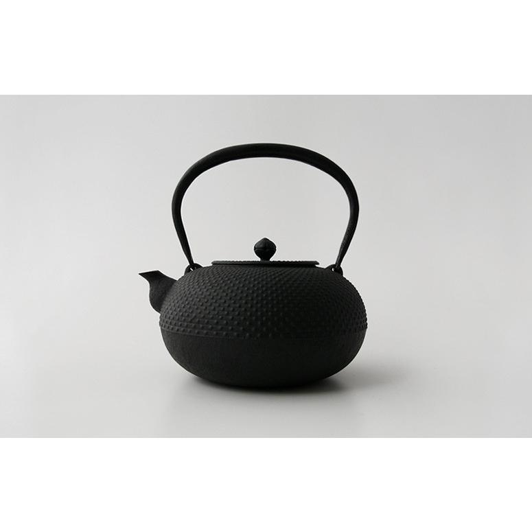 鉄瓶 南部鉄器 やかん 釜定 寒梅 あられ 1.5L 白湯 直火 IH対応 ケトル