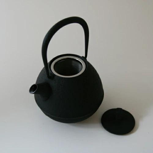 南部鉄器 急須 空間鋳造 Egg 中 黒 0.4L 日本製 爆買 : designshop