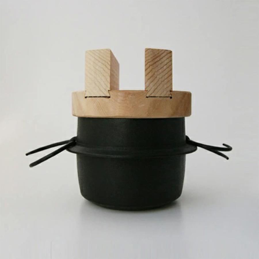 羽釜 ２合炊 釜定 南部鉄器 羽釜 2合用 釜定 南部鉄器 おしゃれ 岩手 老舗 : designshop ヤフー店