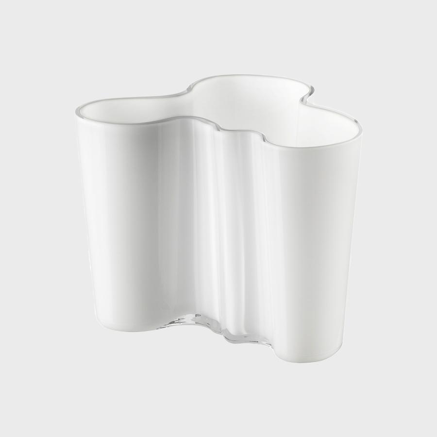 iittala（イッタラ） 花瓶 アアルト ベース ホワイト M 120mm iittala