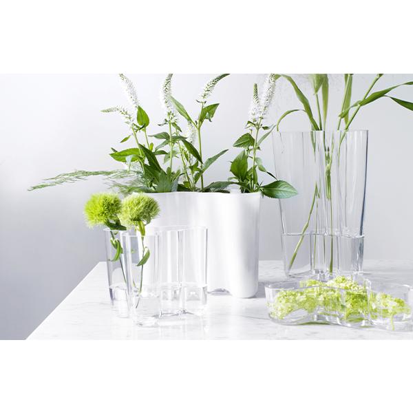  フラワーベース AALTO ホワイト　120mm iittala 【ホワイトのみセール】 イッタラ アアルトベース 120mm