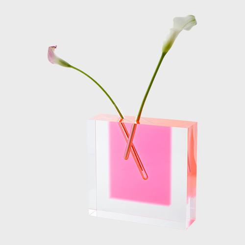 倉俣史朗 FLOWER VASE フラワーベース アクリル 花器 ダブル 倉俣史朗 FLOWER VASE フラワーベース アクリル 花器 ダブル