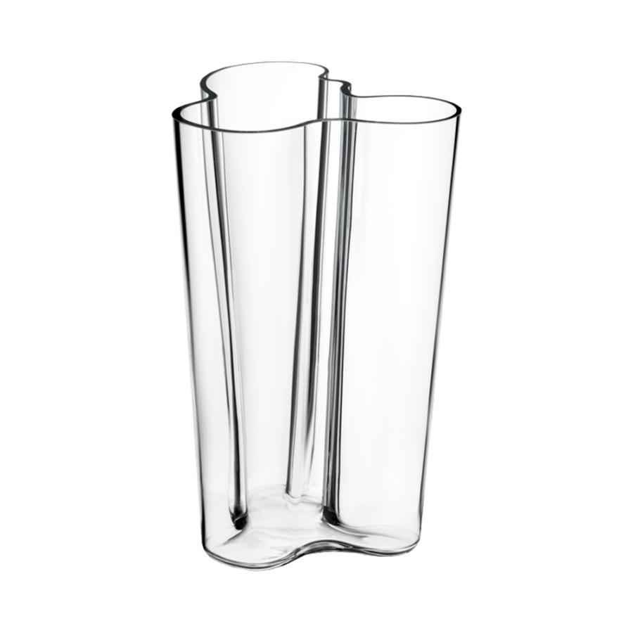 【箱付き　美品】イッタラ　アアルト　花器　フラワーベース　クリア　121mm iittala イッタラ アアルトコレクション ベース 25.1cm クリア