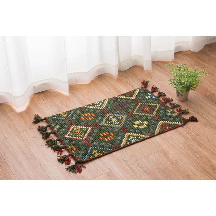 WOOL100％】ベルギー絨毯 玄関ラグ・マット 60cm×90cm | ddpu.co.uk
