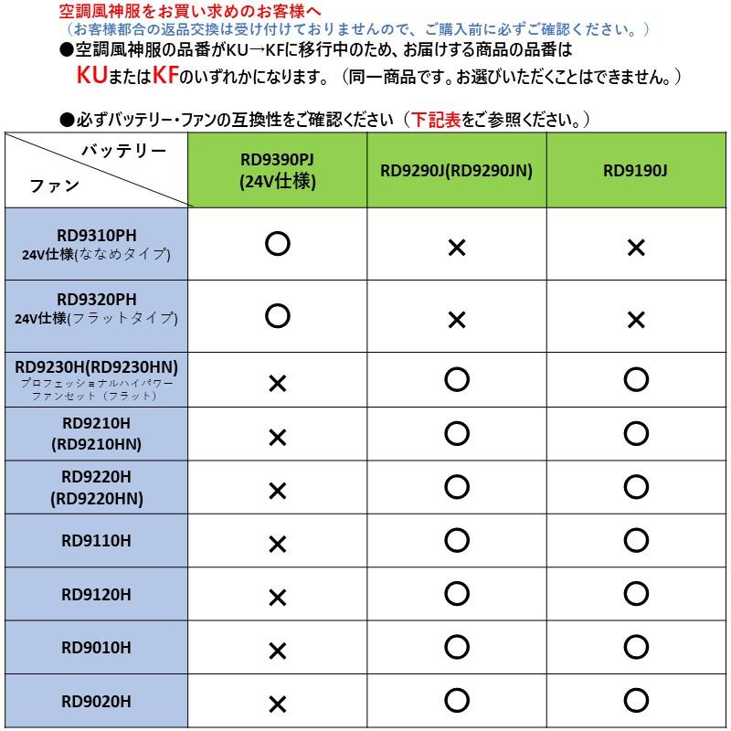 日本最大の日本最大の空調風神服 2022NEW!!フラットハイパワーファン
