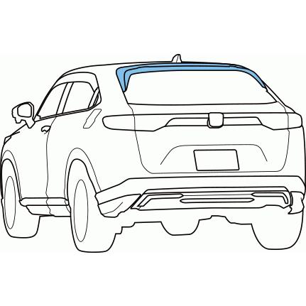 ホンダ HONDA 純正 テールゲートスポイラー サンドカーキパール YR