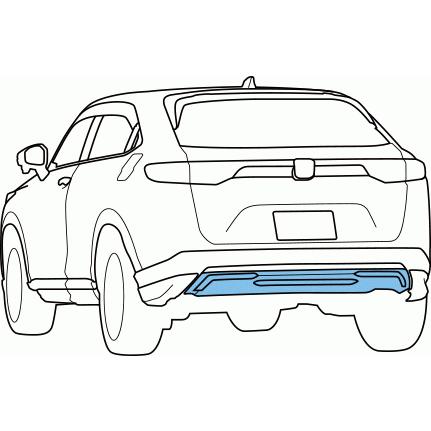 ホンダ（HONDA） 純正 リアロアーガーニッシュ プラチナホワイトパール