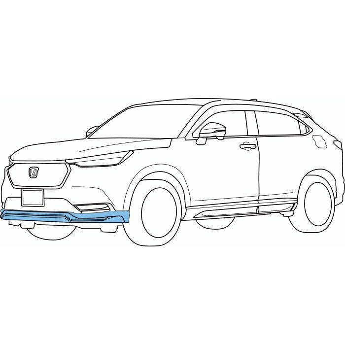 ホンダ（HONDA） 純正 フロントロアースカート プラチナホワイトパール