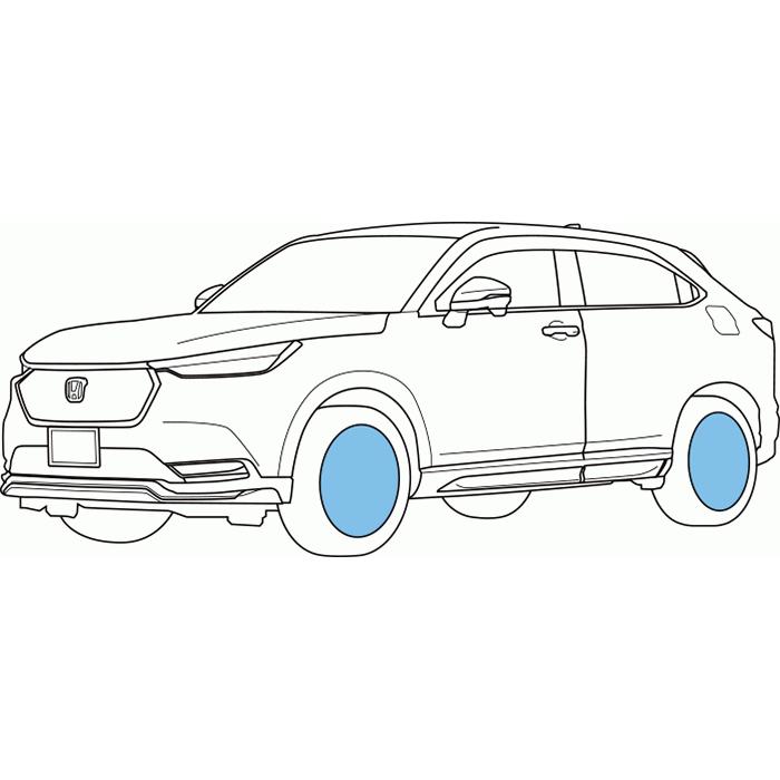 ホンダ（HONDA） 純正 18インチ アルミホイール MS-045 1本 08W18-3M0