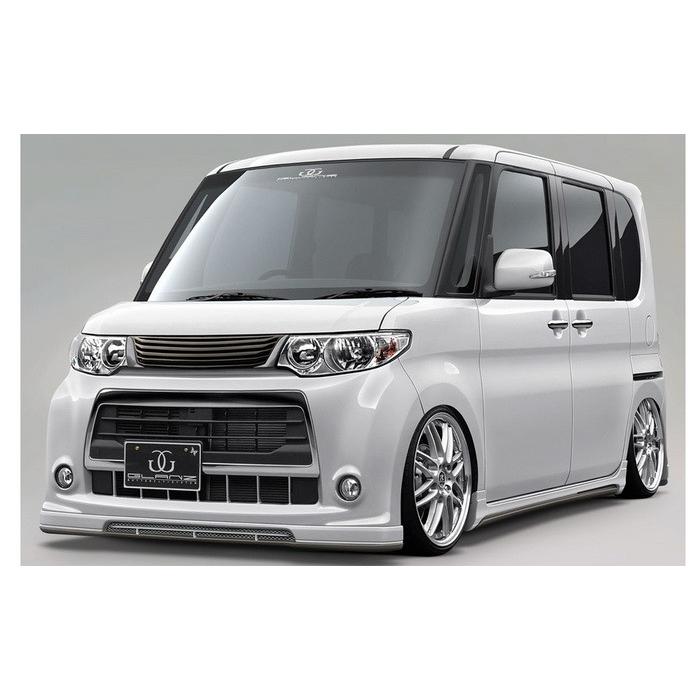 ダイハツ タントL375sバリグライン　ハーフエアロフルキット Butterfly System バタフライシステム GLANZ フロントハーフスポイラー