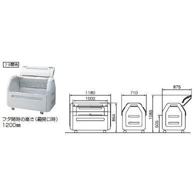 DAIKEN ダイケン ゴミ収集庫 グリーンストッカー CKDB 樹脂 ライトグレー 410L CKDB-C40G型 | ゴミ箱 ごみ箱 マンション 集合住宅 新築 新居 ごみ ゴミ収集所_1