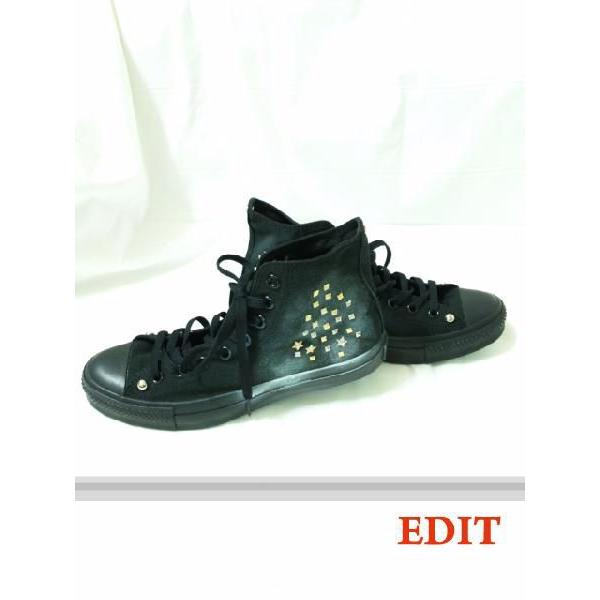 EDITEDIT×CONVERSEリメイクスタッズシューズ : DE(desir de vivre 