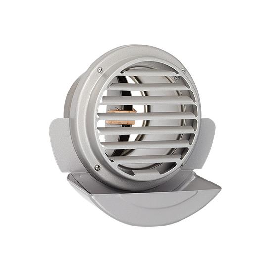 NASTA ナスタ 屋外換気口 ステンレス 大型水受タイプ 防火ダンパー付 シリーズ 寸法 A 122 B 190 C 235 D 215 E 78 KS-87SG00JD1-SV | 換気口 DIY 換気 空調