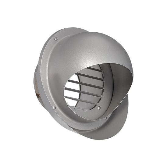 NASTA ナスタ 屋外換気口 ステンレス 水受カラータイプ 防火ダンパー無 シリーズ 寸法 A 122 B 175 C 150 D 100 E 55 F 195 KS-87SH00P-SV | 換気口 換気 空調