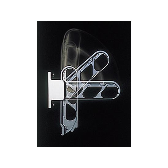 NASTA ナスタ 屋外物干 ロングタイプ KS-DA707AB シリーズ L700mm シルバー KS-DA707AB-SV | 物干竿 受け 折りたたみ アーム 折畳 洗濯 布団 干し ベランダの画像