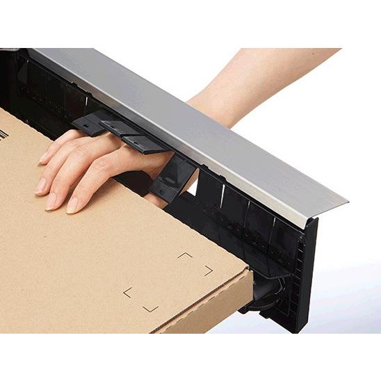 NASTA ナスタ ポスト D-ALL 3戸 可変ダイヤル錠 ブラック KS-MB4202PU