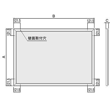 NASTA ナスタ 掲示板 屋内用/カバー付 シリーズ H×W 600×900 NASTA ナスタ 掲示板 屋内用/カバー付 シリーズ H×W 600×900