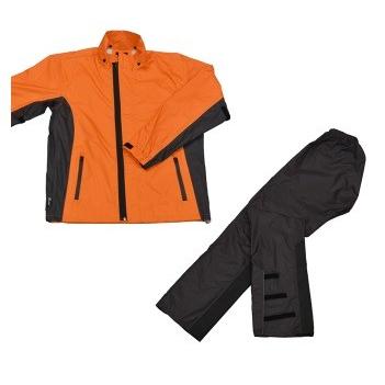 リード工業 LEAD RW-054 スリムレインスーツ オレンジ 3Lサイズ