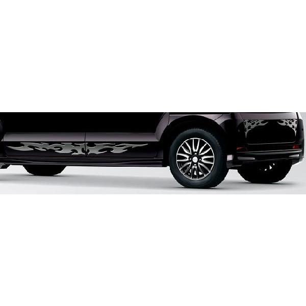 HONDA ホンダ 純正 NBOX N-BOX エヌボックス デカールフレア 厚さ約1mm / 樹脂製 / 左右セット サイド用 2011.11〜2012.11 08F31-TY0-000B