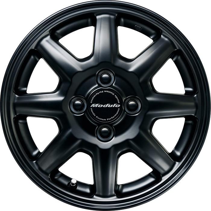 激安通販新作 アルミホイール 14インチ ホンダ純正 エヌワン N One None ホンダ Honda Ms 024 サイズ おしゃれ くるま おすすめ 人気 かっこいい 車 交換 ホイール アルミ 15 10 次モデル １本 塗装 マット ベルリナブラック タイヤ ホイール