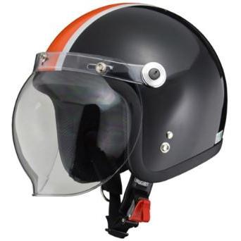 リード工業 LEAD BARTON BC-10 ジェットヘルメット ブラック×オレンジ