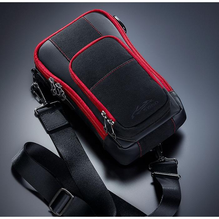 ホンダS660用純正シートセンターバッグ(ブラック×レッド)