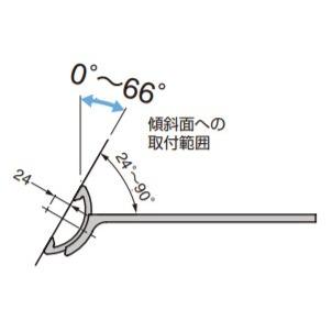 SUGATSUNE スガツネ工業 角度調整機能付 棚受 22-02型 120-042-050 22-02-800-0 | 本体 台座 六角穴付ボタンボルトM6×8 平座金呼び6 SUS304 サテンの画像