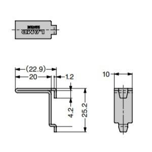 SUGATSUNE スガツネ工業 ステンレス鋼製 棚受 AP-FB20型 アルミ製 棚柱 AP-DM型 AP-DH型用 120-030-158 AP-FB20 | ステンレス 鋼 SUS430 光沢バレル研磨｜desir-de-vivre｜02