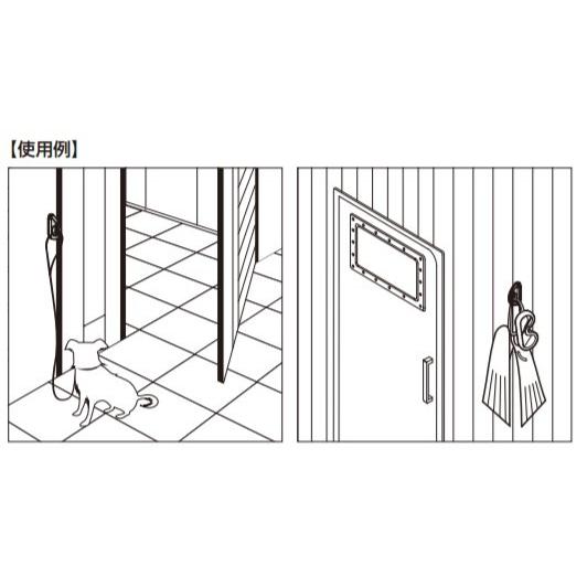 SUGATSUNE スガツネ工業 ステンレス鋼製 ナス環 フック EN-K型 PAT 110-020-026 EN-K84 | 便利 本体 アーム 鏡面研磨 ステンレス 鋼 SCS14 ばね 軸 SUS316 素地の画像