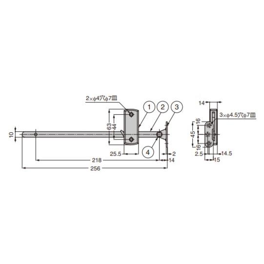 SUGATSUNE スガツネ工業 フラップステー KLS 180-100-052 | 建築 SUGATSUNE スガツネ工業 フラップステー KLS 180-100-052 | 建築