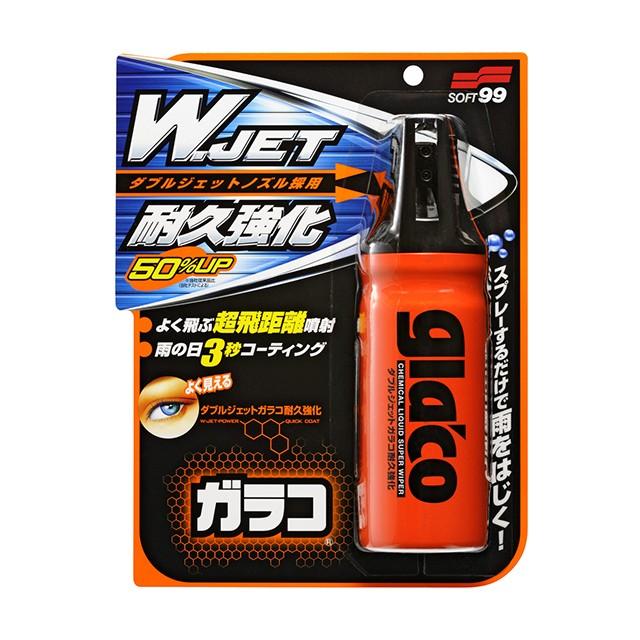 18 Off ソフト99 ダブルジェットガラコ耐久強化 G 64 Glaco ガラコ 撥水スプレー フロントガラス 強力撥水 コーティング 梅雨対策 手軽 洗車 車用