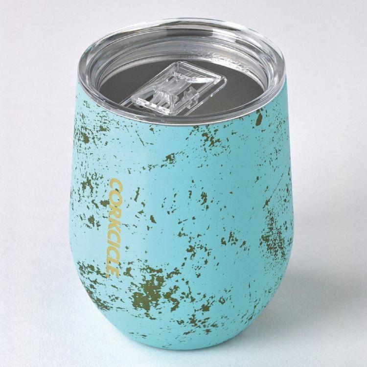SPICE スパイス CORKCICLE BALI BLUE STEMLESS 12oz 2312PBB タンブラー 蓋付き 大人 保冷