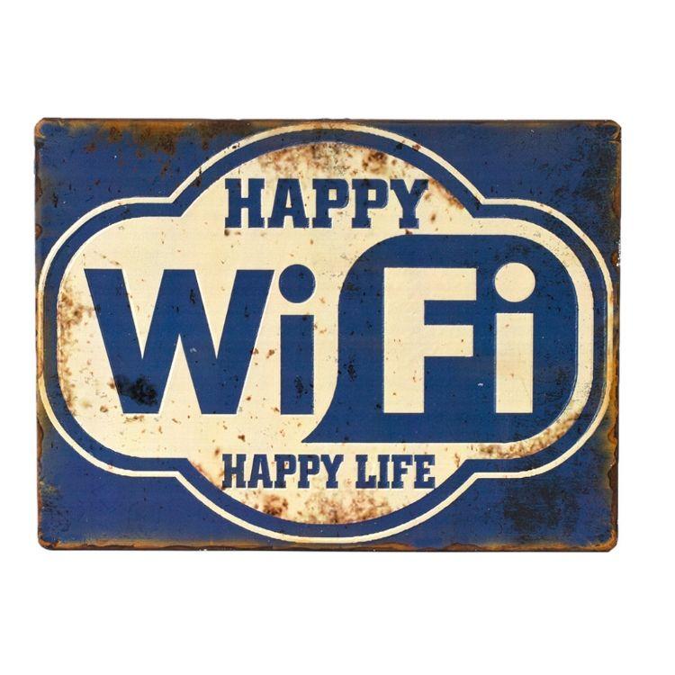 SPICE スパイス サインデコ IRON PLATE WIFI DRDR7040 壁 飾り サイン ガレージライク調 ディスプレイ spdrdr7040 DE(desir