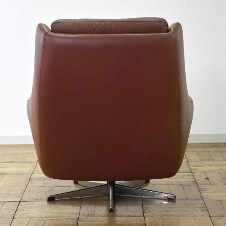 SPICE スパイス red leather chairs STG-LOU-1133 | インテリア  チェア 北欧 ヴィンテージ 家具 アンティーク 北欧家具 レンガ色 革張り チェアー｜desir-de-vivre｜03