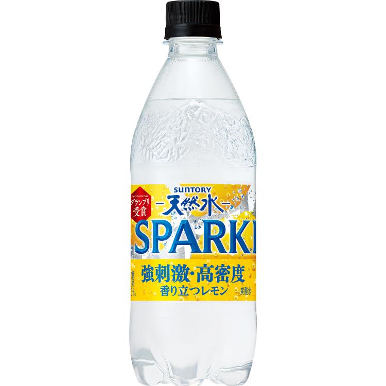 SUNTORY（サントリー） 天然水スパークリングレモン500ml 48本 | 飲料