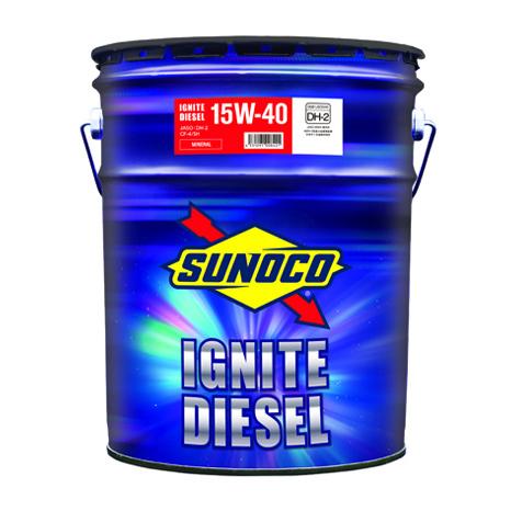 スノコ、SUNOCO イグナイト　ディーゼルオイルI5W-30 DL-1 20L SUNOCO スノコ ディーゼルエンジンオイル IGNITE DIESEL イグナイト